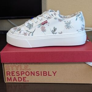 Levi's Women's Floral White Sneakers
